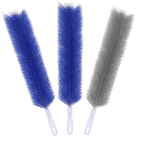 3-Piece Bendable Microfiber Fan Duster - Washable Ceiling Fan Cleaning Brush