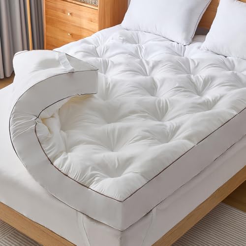 4 Inch King Gel Memory Foam Mattress Topper - Back Pain Relief
