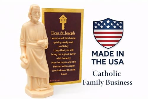 Saint Joseph House Selling Statue Kit with Prayer Card & Novena Guide