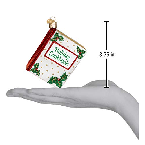 Old World Christmas Christmas Cookbook Tree Ornament - Holiday Keepsake & Collectible with Hand-Painted Design