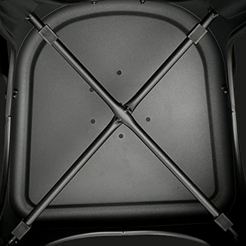 Stackable Metal Dining Chairs, Matte Black, Indoor & Outdoor, 4-Pack