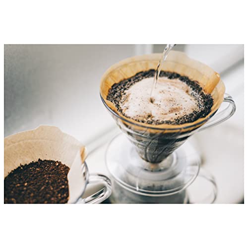 Size 02 Natural Cone Coffee Paper Filters (200 Count) - 1 to 4 Cups