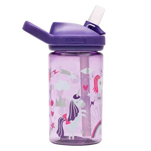 CamelBak Eddy+ Kids Water Bottle 14oz with Bite Valve Straw
