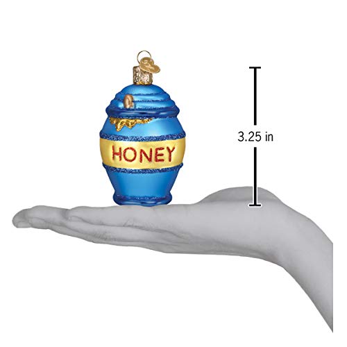 Old World Christmas Honey Pot Glass Ornament - Handcrafted Holiday Decoration