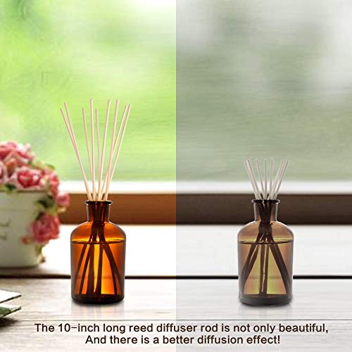 120-Piece Natural Rattan Reed Diffuser Sticks, 10-Inch Aroma Refill Reeds