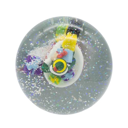 100mm Elf Holiday Christmas Water Globe - Festive Snow Globe Accent