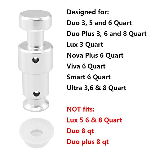 Pressure Cooker Float Valve and Silicone Gasket Set - 2 Pack