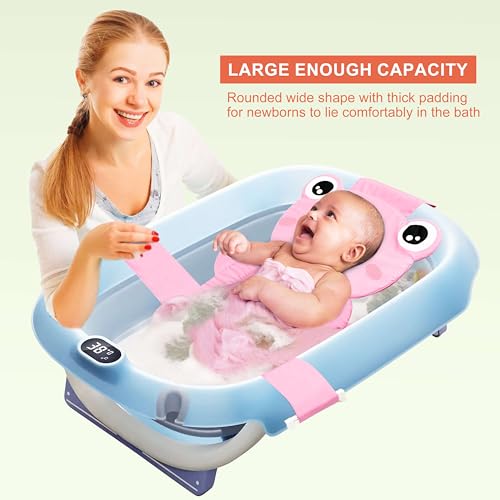 Adjustable Baby Bath Seat Support Net - Quick Drying & Comfortable
