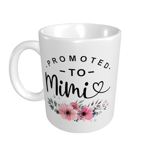 Promoted To MiMi Coffee Mug, White 11 oz – Yipaidel Ceramic Cup