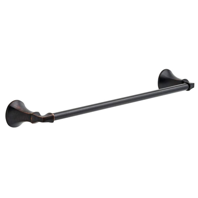 DELTA FAUCET Rubber Limited 76418-RB Ashlyn 18-in Wall Mount Towel Bar Bath Hardware Accessory in Venetian Bronze