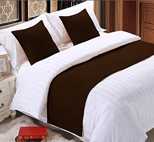 800 Thread Count Egyptian Cotton Bed Runner Set with Cushion Covers