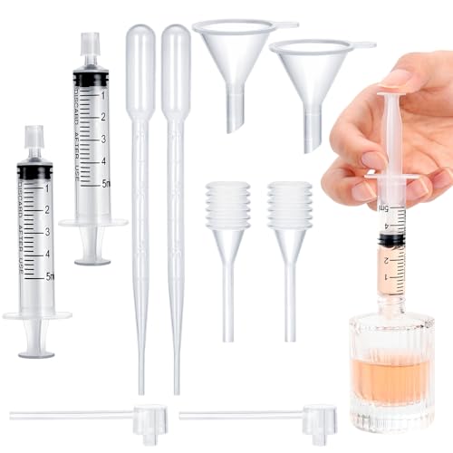 10-Piece Perfume Refill Tool Kit for Travel, Essential Oils, and Fragrance