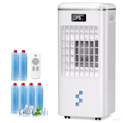 Portable Evaporative Air Cooler 3-in-1 Swamp Cooler with Water Tank
