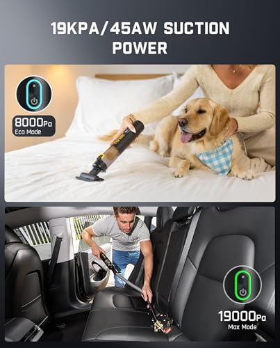 Fanttik Slim V8 APEX Cordless Car Vacuum & Air Duster 4-in-1 Black