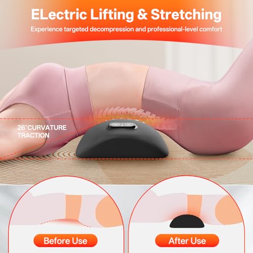 3-in-1 Electric Lumbar Support Pillow for Back Pain Relief