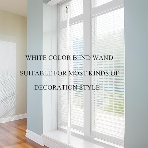 12-Inch Fiberglass Blind Wand Replacement with Hook - Set of 3