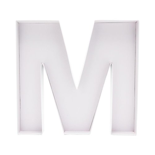 WENPACK Fillable Cardboard Letter 15"x16" Charcuterie Tray Paper Mache Sweet Cupcake Birthday Mother's Day Box (MRS)