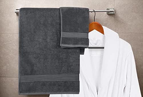 8-Piece Premium Cotton Towel Set - Soft Absorbent Bath and Hand Towels