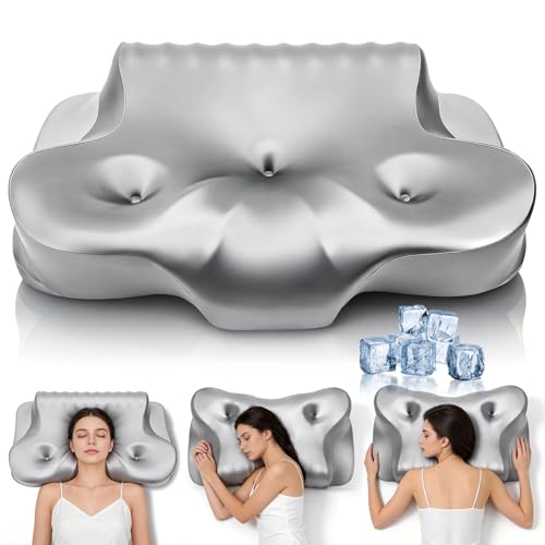 Cooling Cervical Memory Foam Pillow for Neck Pain Relief