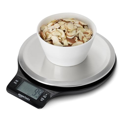 Digital Kitchen Food Scale with Stainless Steel Platform & LCD Display, 11lb
