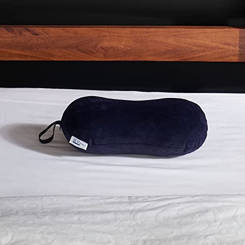 All-Purpose Memory Foam Travel Pillow - Peanut-Shaped Neck & Back Support
