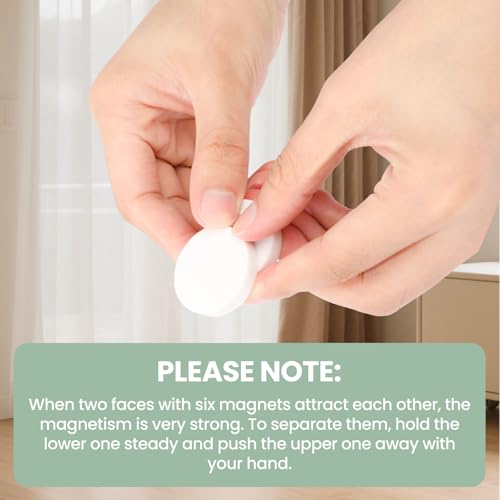 Silicone Shower Curtain Weights - Heavy Duty Magnetic Curtain Weights (8 Pack)