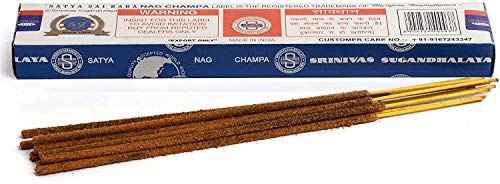 Nag Champa Incense Sticks - 3 Packs of 15g Joss Sticks
