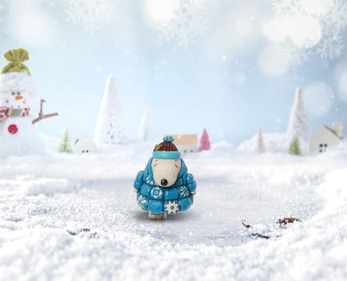 Snoopy Miniature Figurine in Puffer Coat by Jim Shore, 3.3 inch