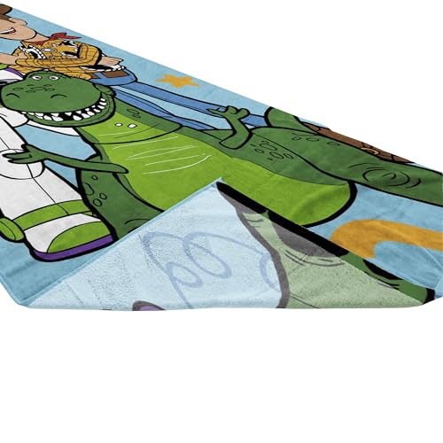 Toy Story Kids Beach Towel - 28x58 Inch Ultra-Soft Cotton, Official Licensed Multi Design