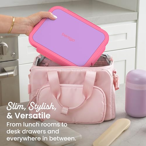3-Compartment Stainless Steel Lunch Box, Leak-Proof Food Container