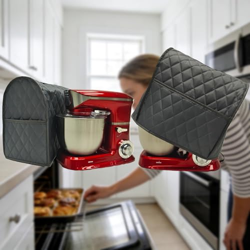 Stand Mixer Dust Cover, 5.5-7 Quart Quilted Kitchen Appliance Protector