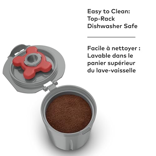 Universal Reusable Single-Serve Coffee Filter Mesh Basket for Ground Coffee