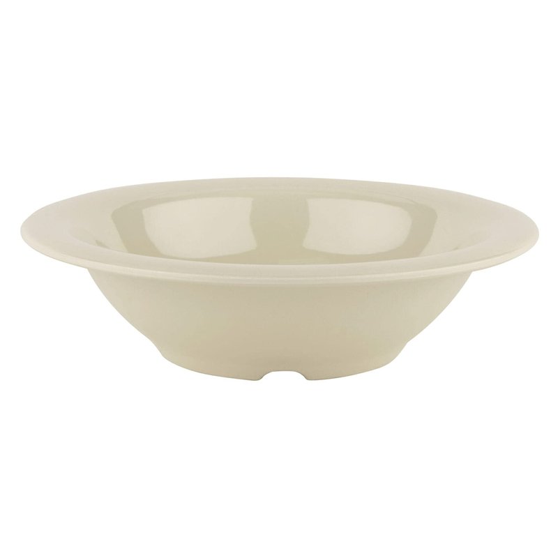 G.E.T. B-139-DI Melamine Wide Rim Fruit/Dessert Bowl, 13 Ounce, Diamond Ivory (Set of 12)