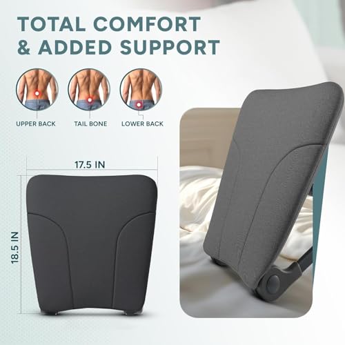 Ergonomic Portable Rocking Back Support for Chairs - Lumbar Relief