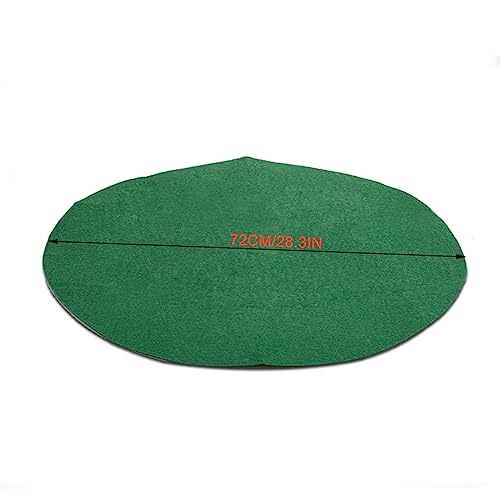 Waterproof Christmas Tree Stand Mat - Non-Slip Floor Protector (Green, 72cm)