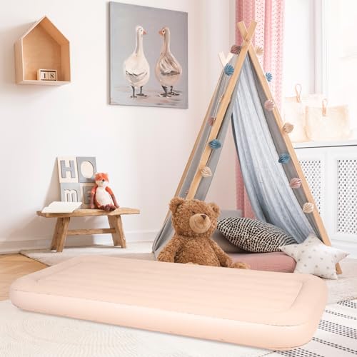 6-Pack Kids Inflatable Air Mattress, Foldable Toddler Sleepover Bed