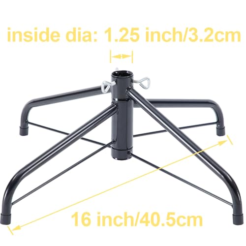 Folding Metal Christmas Tree Stand for 4 to 6 Ft Artificial Trees