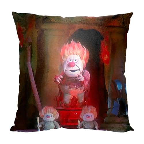 Northwest The Year Without a Santa Claus Pillow Hail Heat Miser 18x18
