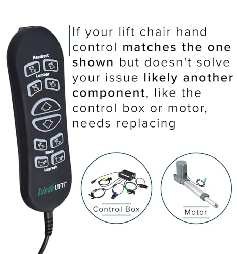 10-Button 5-Pin Lift Chair Hand Control with USB Port (CTL1707190)