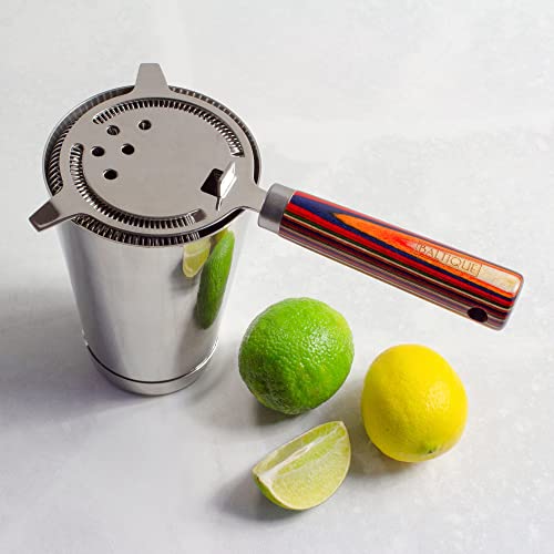 Totally Bamboo Marrakesh Collection Hawthorne Cocktail Strainer - Stainless Steel Bar Tool