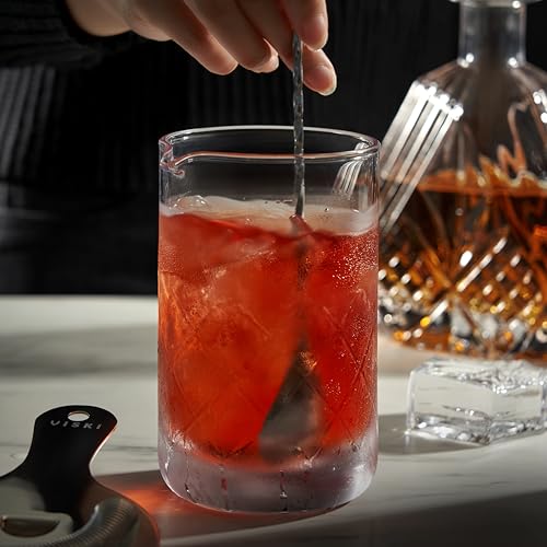 26 oz Lead-Free Crystal Cocktail Mixing Glass for Home Bar Mixology