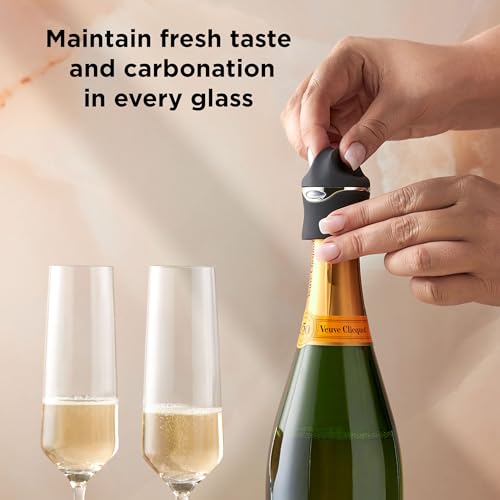 Airtight Wine & Champagne Stopper - Reusable Leak-Proof Bottle Sealer