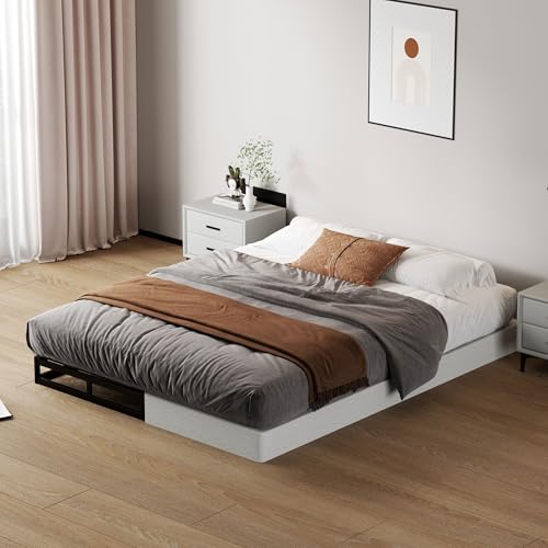Queen Size 5-Inch Low Profile Metal Box Spring with Washable Fabric Cover