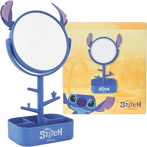 Character Vanity Mirror with Jewelry Stand and Storage Tray