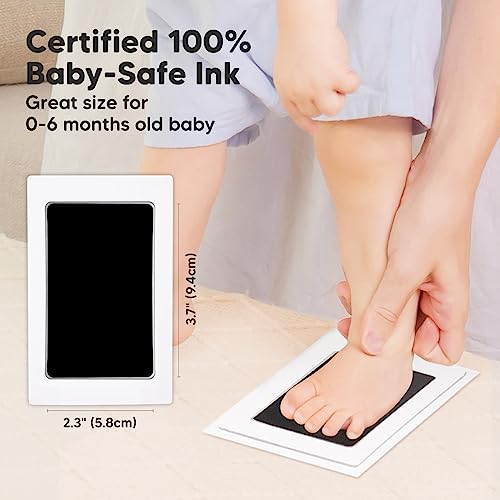 No-Mess Inkless Baby Hand and Footprint Frame Kit - Newborn Keepsake