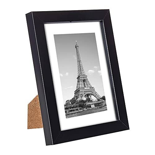 5x7 Picture Frame Set of 10 - Black Wall & Tabletop Photo Display