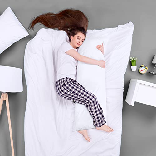 Utopia Bedding Full Body Pillow for Side Sleepers - 20x54 Inch Plush Support