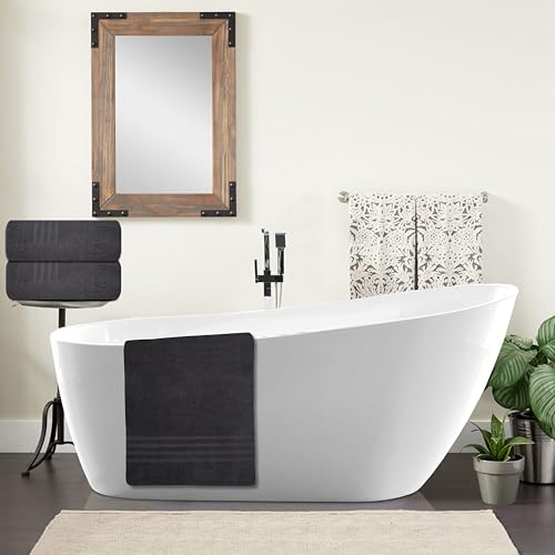 Jumbo Bath Sheets 40 x 80 Inches, 100% Cotton Extra Large Towels - 2 Pack