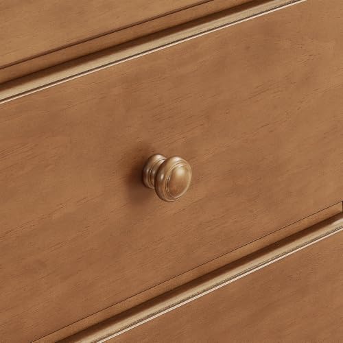 6-Drawer Nursery Dresser with Safety Interlocking Drawers, Chestnut