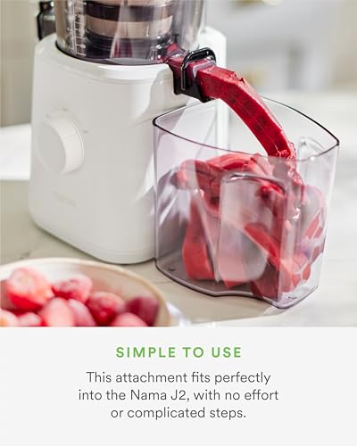 NAMA Sorbet Attachment for J2 Juicer - Homemade Frozen Fruit & Dairy Treats